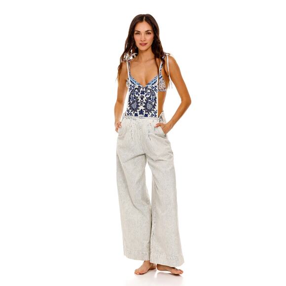 Agua Bendita Demi Atma Overall Jumpsuit NWT SIZE M L - Picture 1 of 6